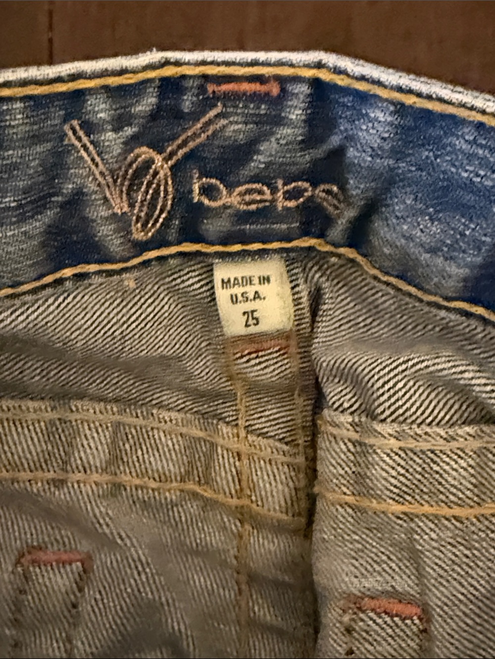 Vintage Y2K Bebe Distressed Kayla Bootcut Jeans with Embroidered Back Pockets - Picture 10 of 13